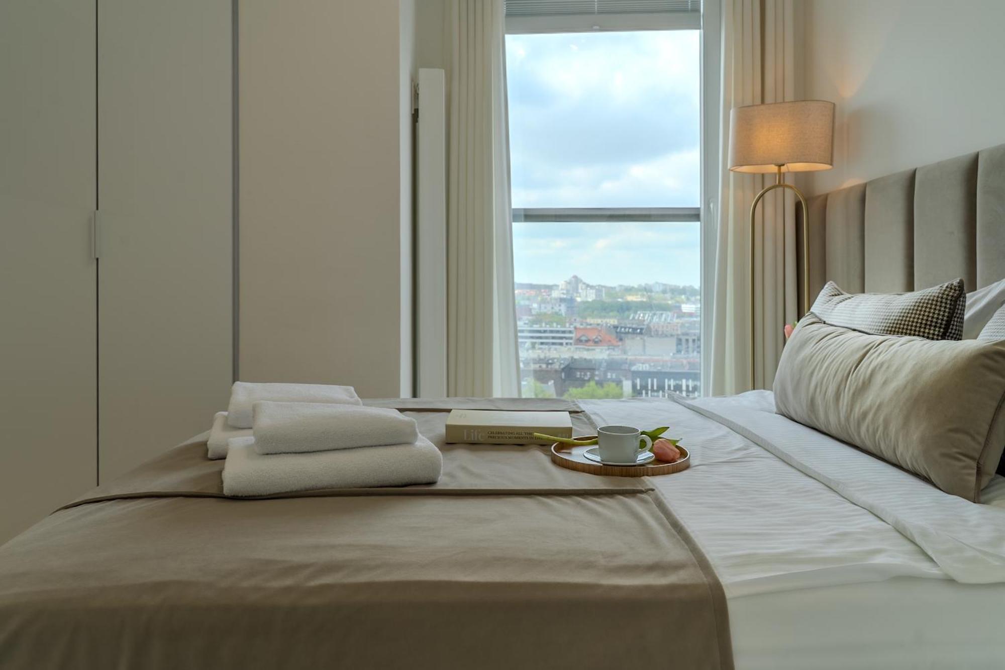 Urban Apartments Luxury Skyline Sokolska Towers 30A, 2 Free Garages, Gym & Sauna, Self Check-In 카토비체 외부 사진
